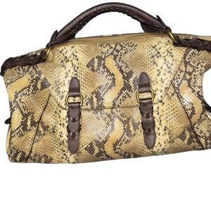 Lauren Ralph Lauren snakeskin bag